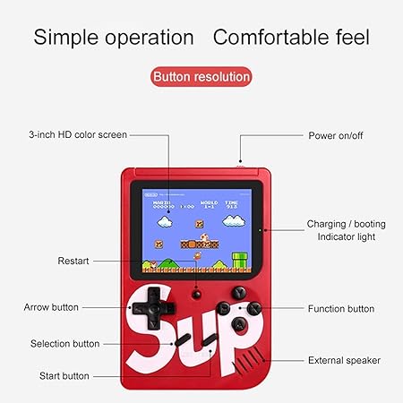 🎮 Special SUP Handheld Game Console - Classic Retro Video Game Player (400 in 1) 🎮